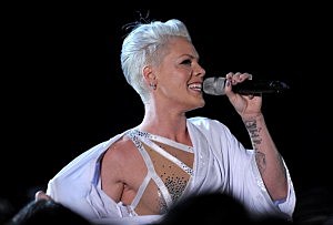 The 52nd Annual GRAMMY Awards - Show - pink The 52nd Annual GRAMMY Awards - Show - pink