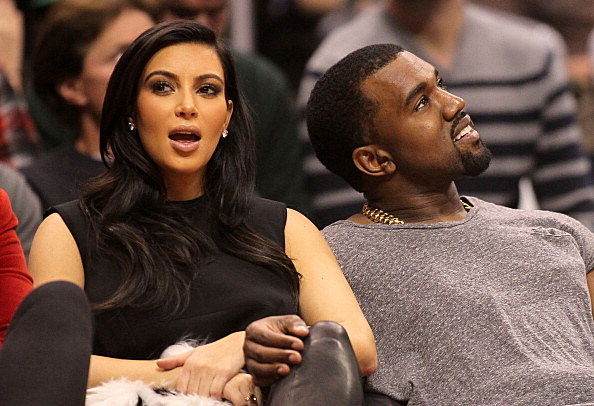Kim Kardashian and Kanye West Kim Kardashian and Kanye West