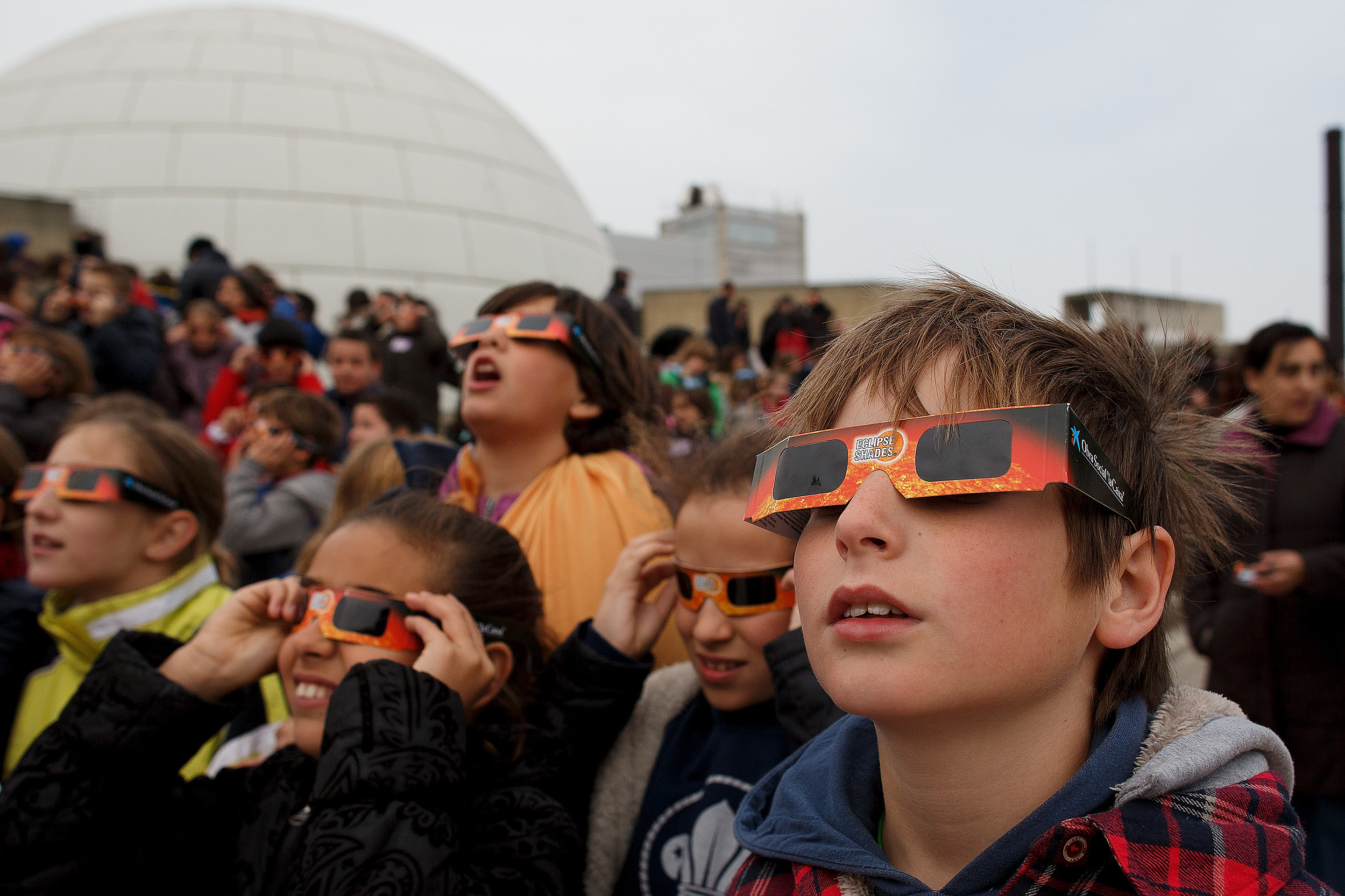 Partial Solar Eclipse Over Spain